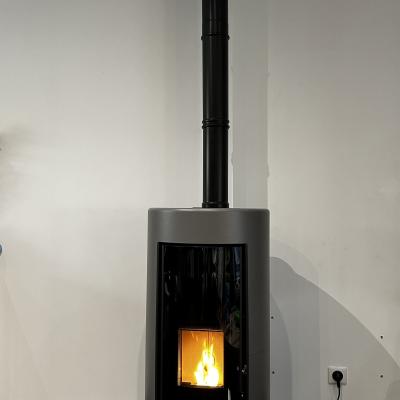 Cadel Shell UP Twin 9kW sur conduit concentrique (ventouse verticale) Modinox PLA 