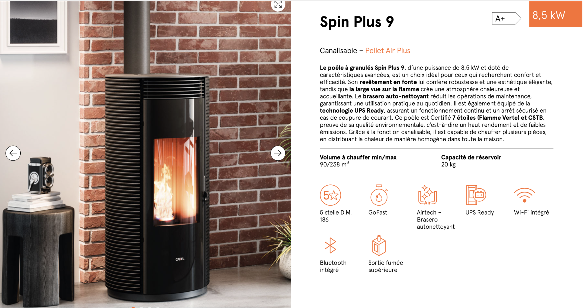 Cadel spin 9 plus
