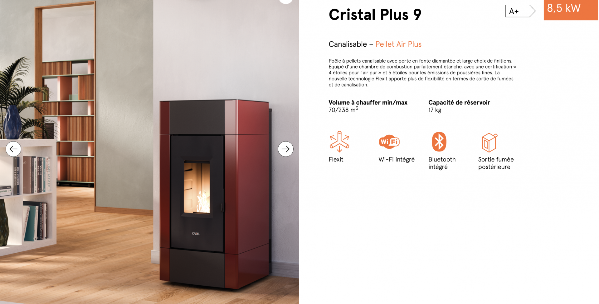 Cadel Cristal PLUS 9kW