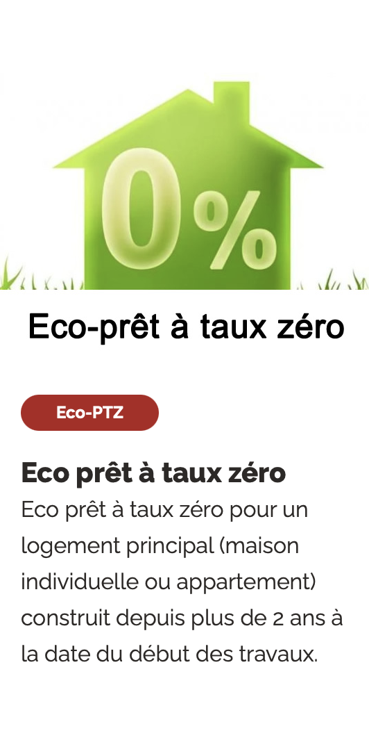 Eco Prêt à Taux 0%