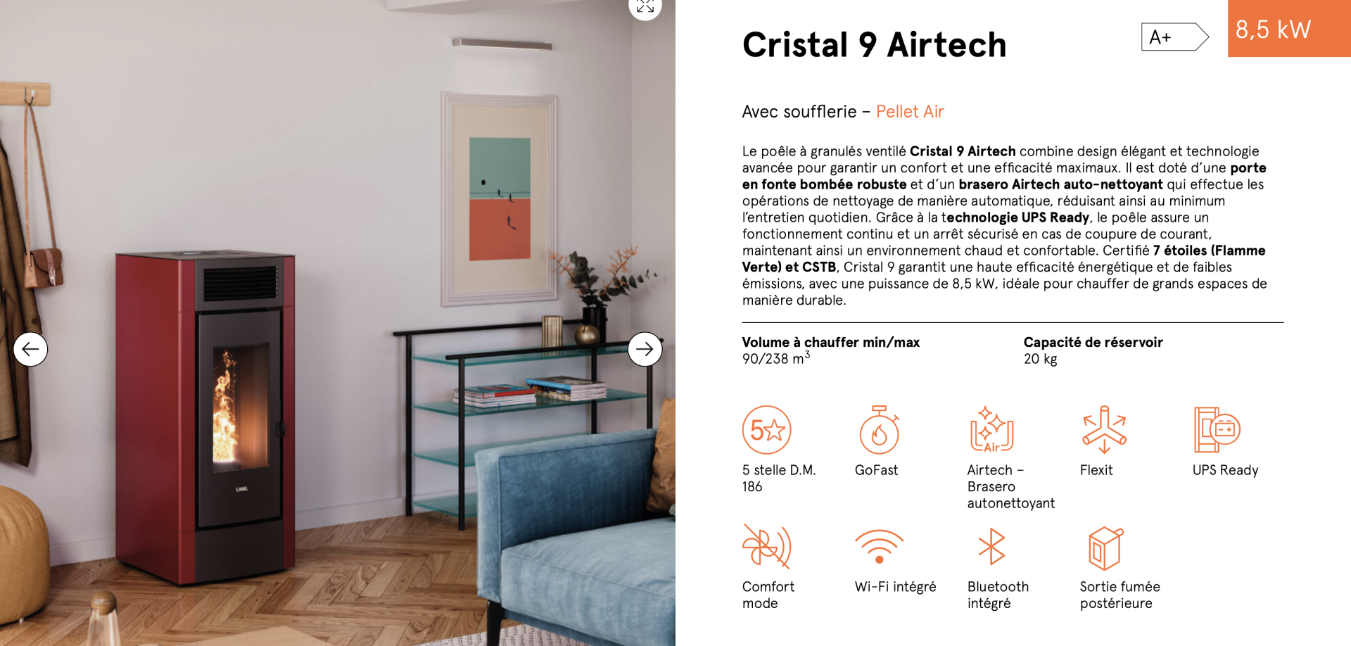 CADEL CRISTAL AIRTECH 9kW
